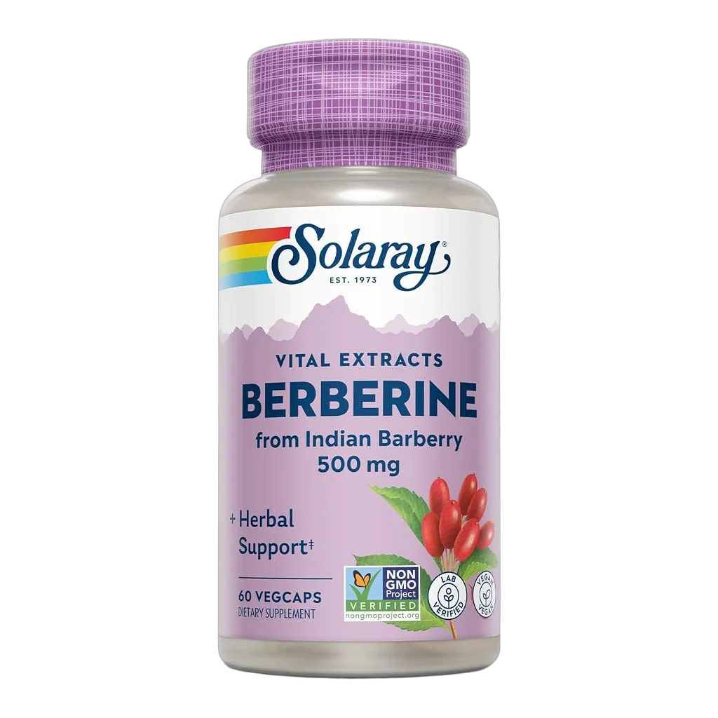 Solaray berberine from Indian barberry, 500 mg bottle